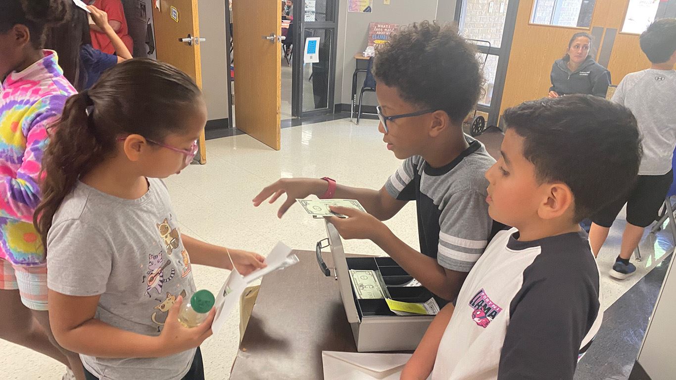 Third Graders host Economy Day